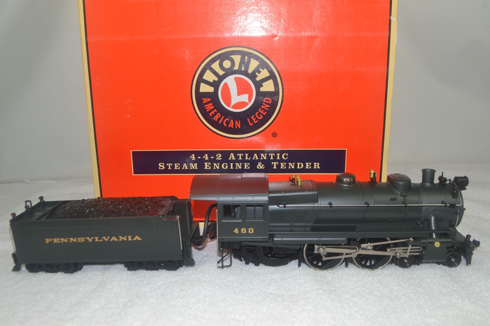LIONEL 6-18095 PENNSYLVANIA 4-4-2 ATLANTIC STEAM LOCOMOTIVE, COMMAND, LN-BOXED