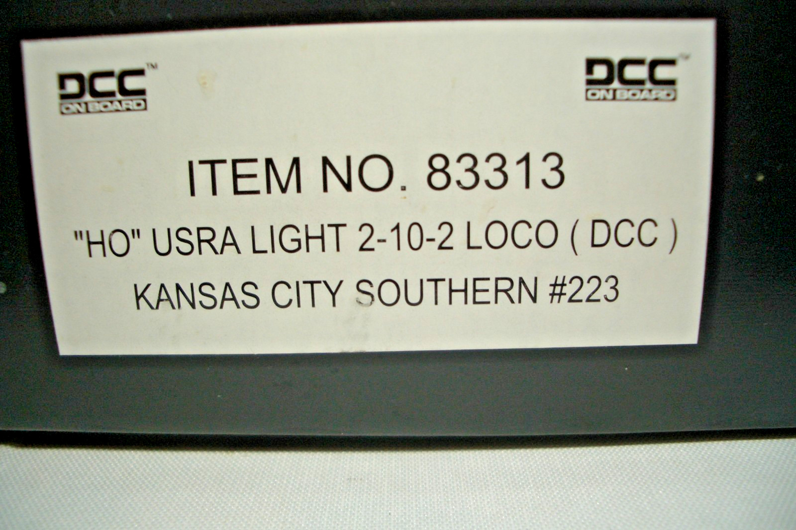 Spectrum 83313 Ho Kansas City Southern Loco USRA Light 2-10-2 DCC