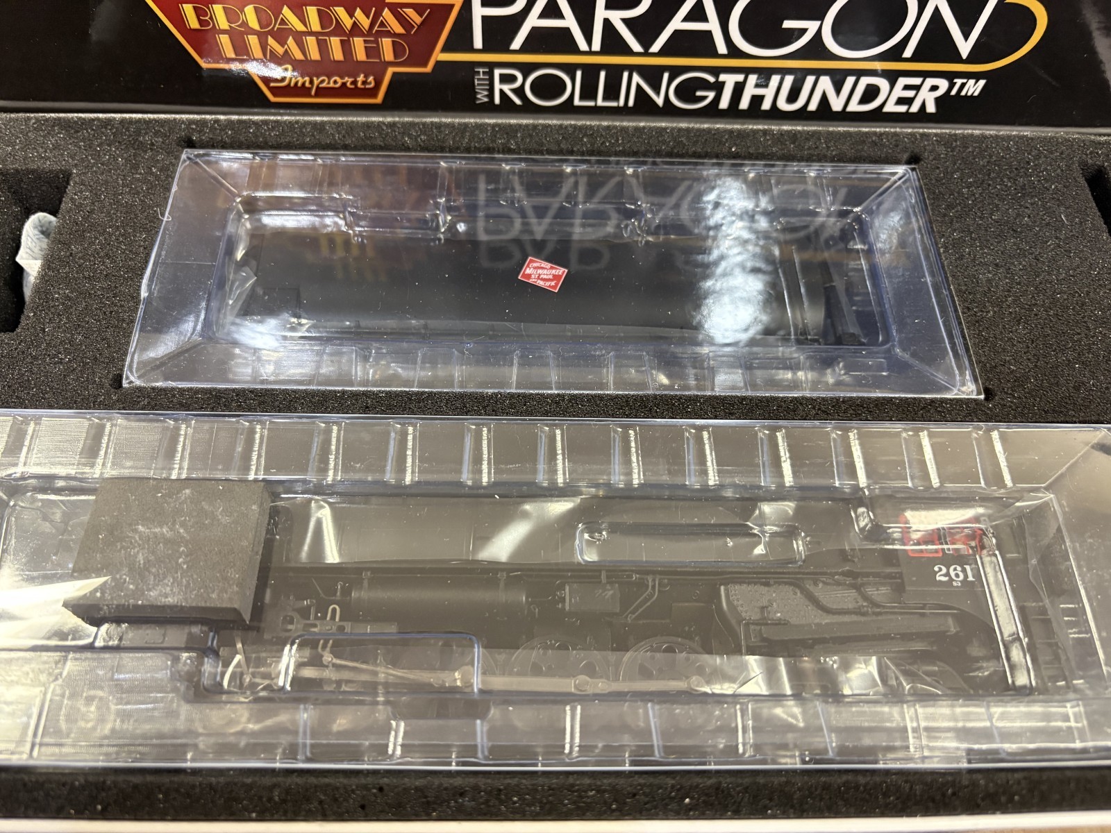 DCAS- HO Broadway Limited Milwaukee S3 4-8-4 #261 -DC/DCC Paragon 3 Sound NOS