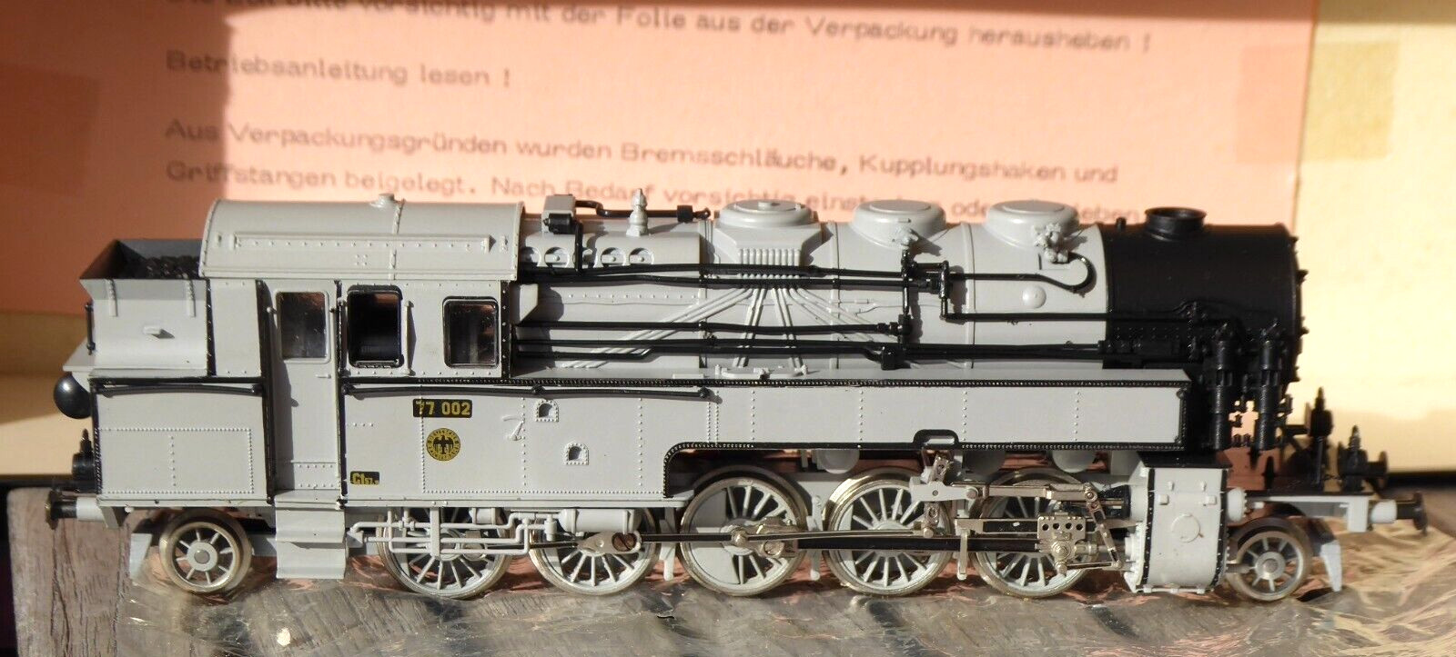 Liliput 9502 H0 Steam Br 77 002 Photo Grey DRG Epoch 2 Function Ok Very Rare