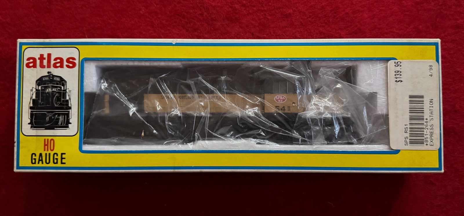 Minty Vintage HO Scale Atlas 851-265 RS-3 Spokane Portland & Seattle #54