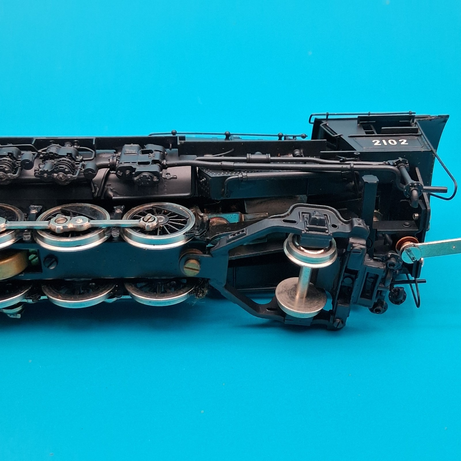 PFM Tenshodo BRASS 2-10-2 Class Q-1 Great Northern Locomotive & Tender HO Gauge