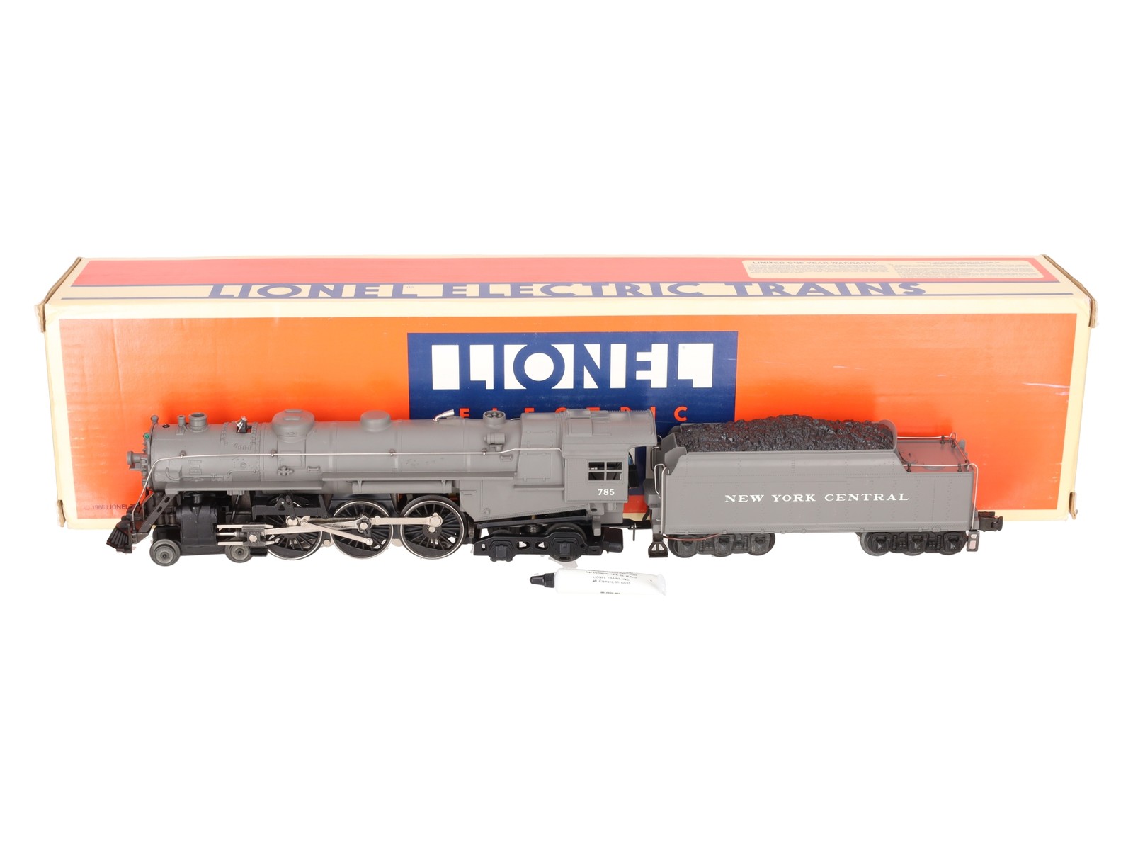 Lionel 6-18002 O New York Central 4-6-4 Hudson Steam Locomotive & Tender #785 EX