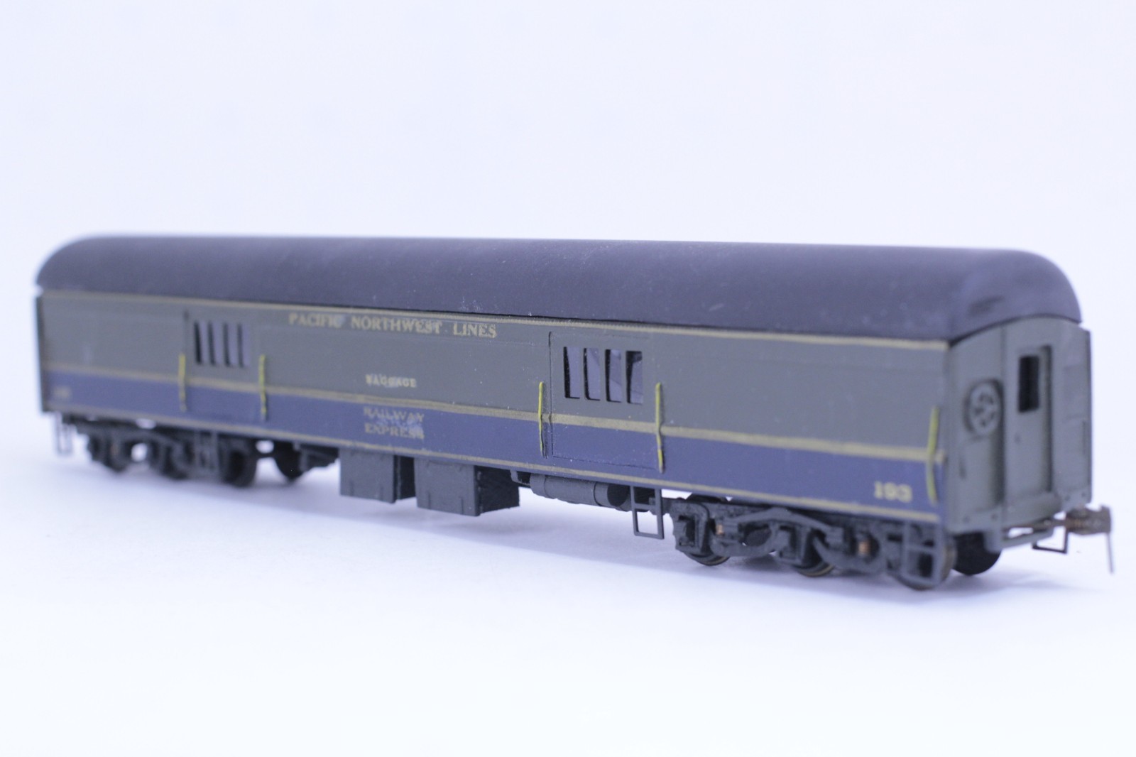 BUILT UP KIT HO Pacific Northwest #193 Railway Express Heavyweight Baggage Car