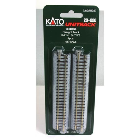 Kato USA Inc. N 124mm 4 7/8″ Straight 4 KAT20020 N Track