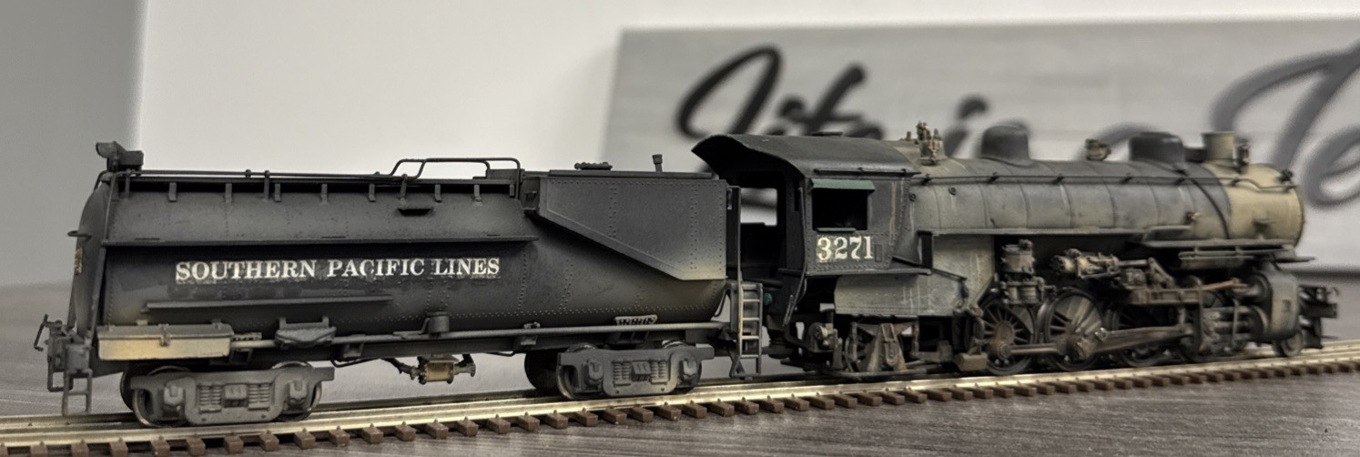 Balboa Scale Models HO Brass Mikado Southern Pacific 2-8-2 MK-5 #3271 – DNR/TLC!