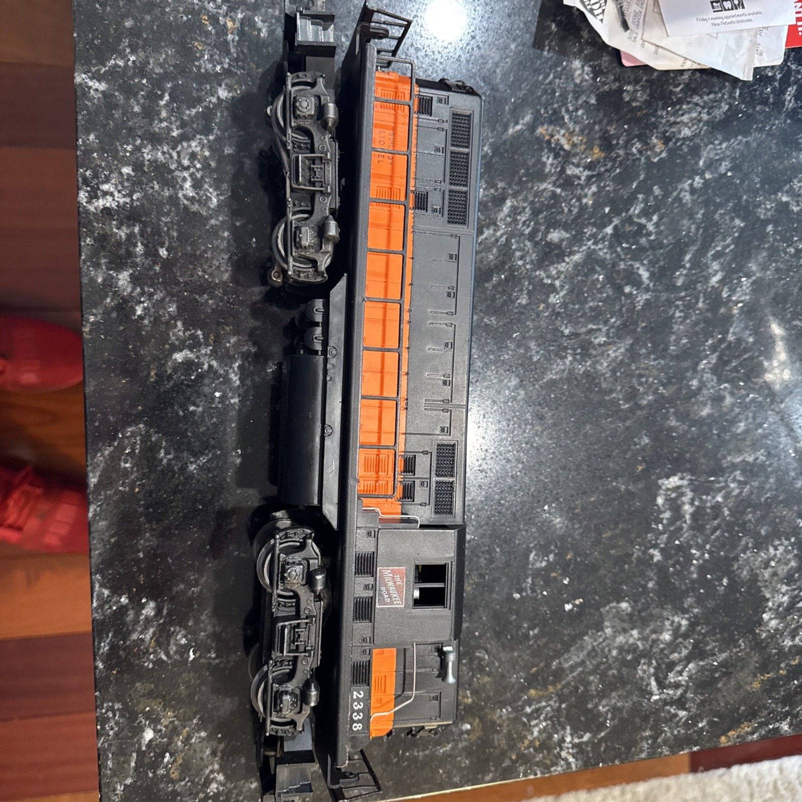 Vintage 1955-1956 Lionel O-Gauge Milwaukee Road GP-7 Diesel Locomotive 2338