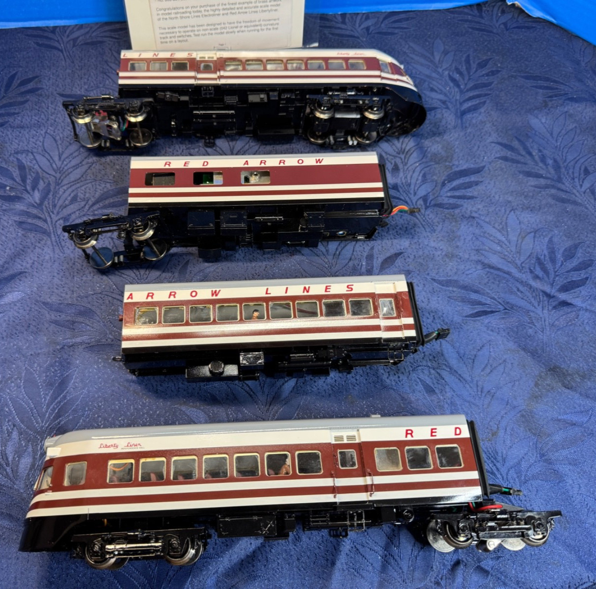 Sunset Models 3 Rail O Brass Red Arrow Lines Libertyliner (3-Rail)