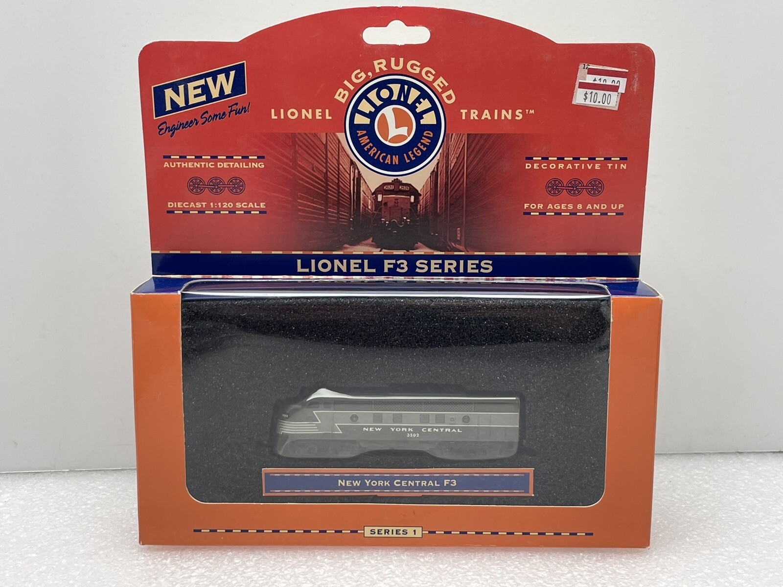 1998 LIONEL F3 SERIES New York CENTRAL F3 1:120 SCALE DIECAST SERIES 1