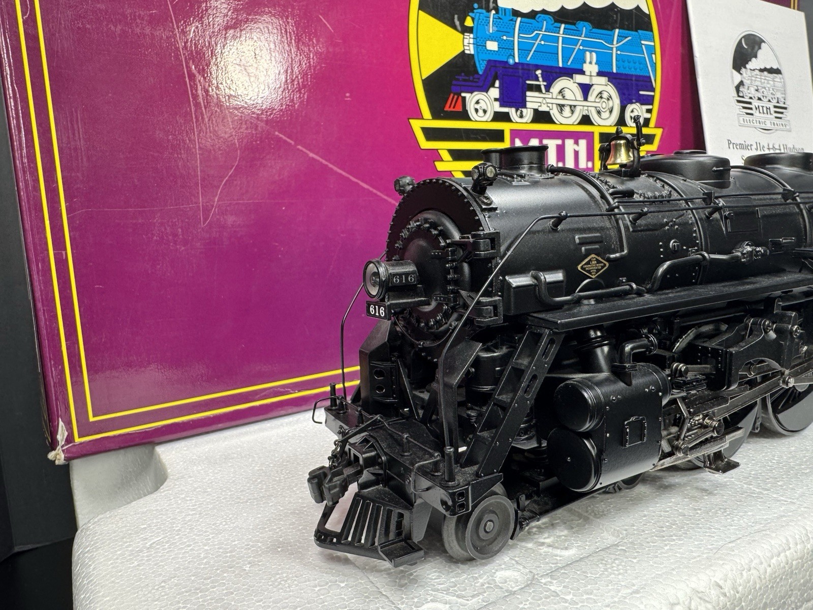 MTH 20-3157-1 Boston & Albany B&A J-1e Hudson steam engine #616 PS 2.0 BCR EX