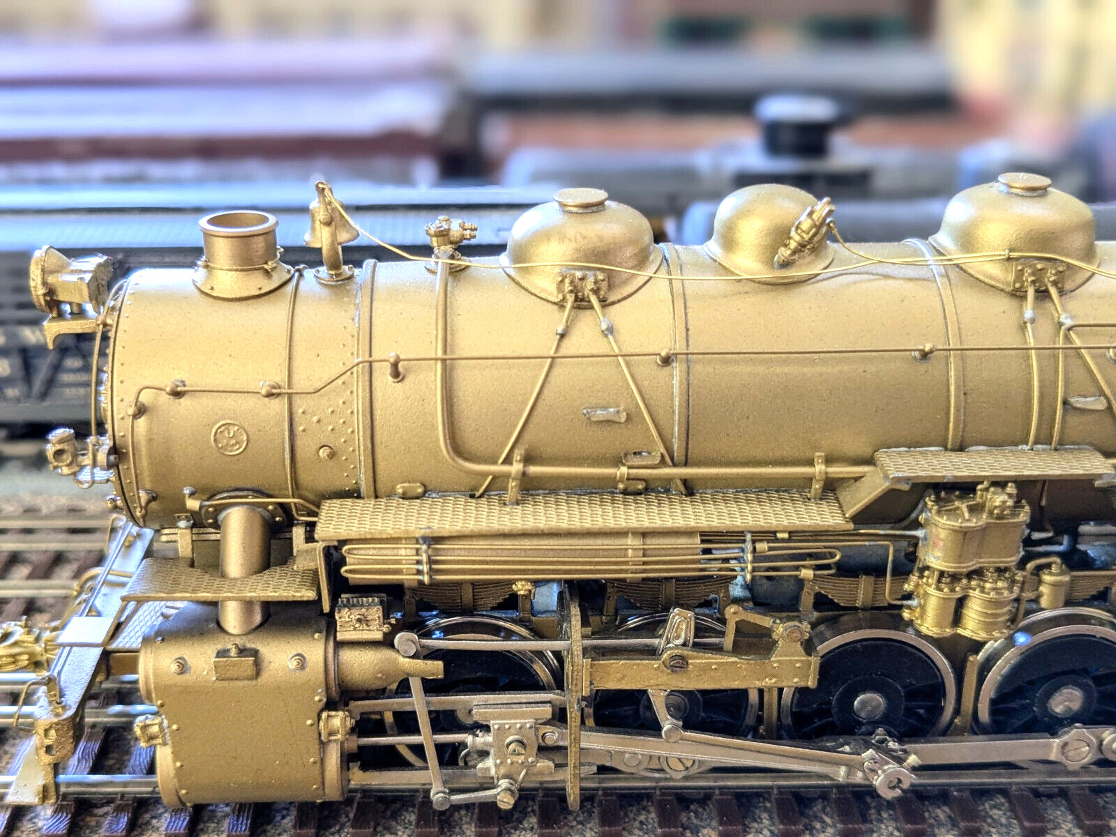 WESTSIDE SAMHONGSA BRASS “B&O U-1 0-10-0” HO **BACKHEAD **CAN MOTOR **RUNS G@@D!