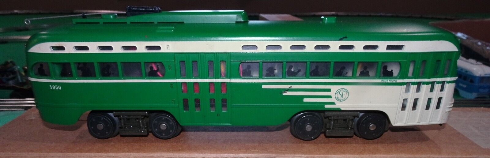 MTH Railking O27 San Francisco PCC Electric Street Car w/ Proto Sound 30-2504-1