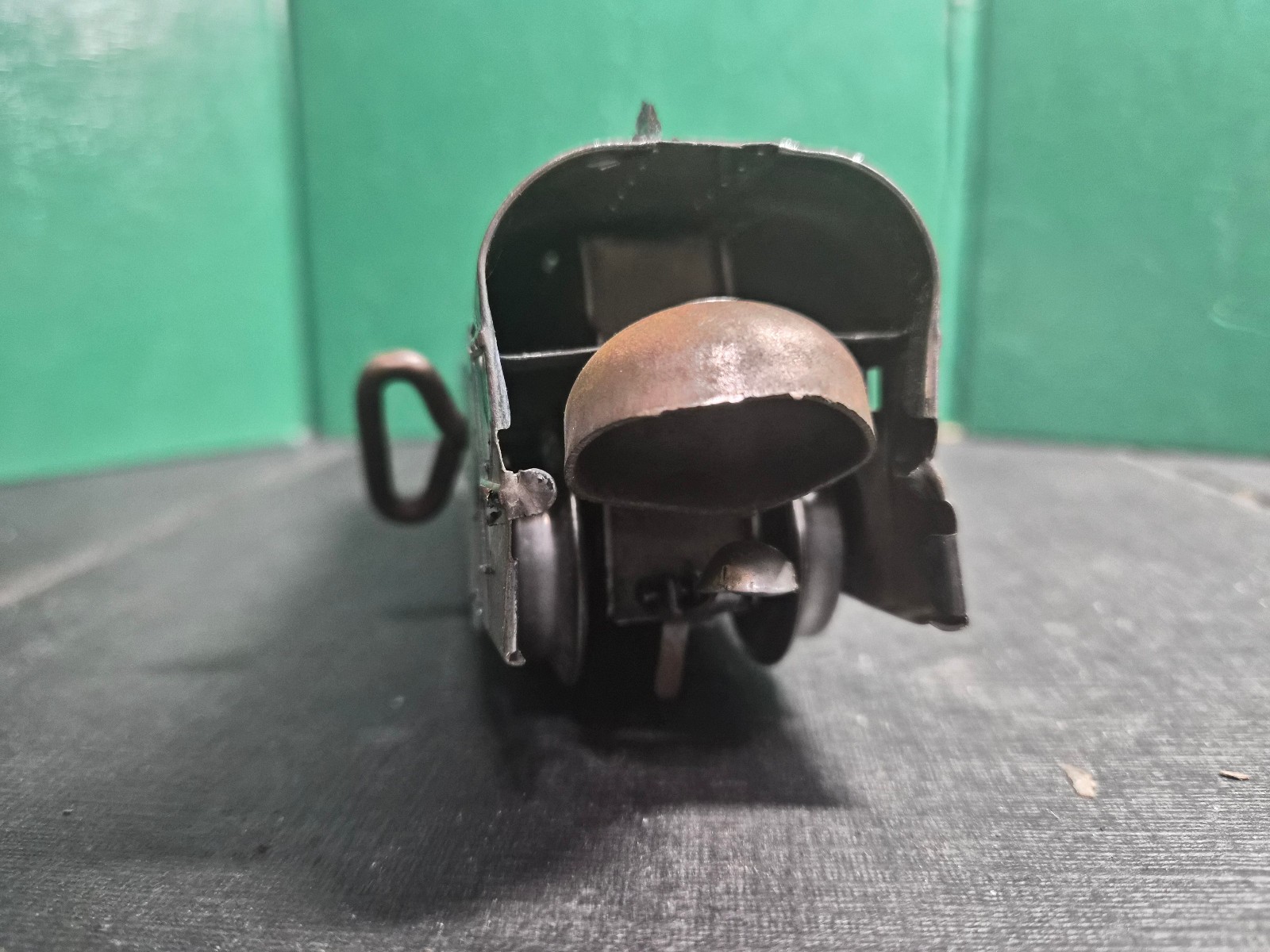 Vtg Pre-war American Flyer Silver & Blue Wind Up Engine Works HAFNER STREAM LINE