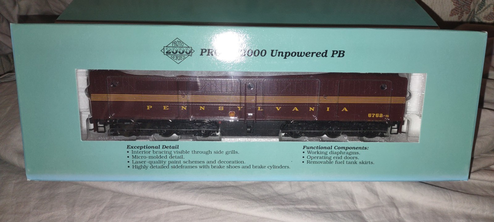 LL#21687, PRR #5752B Tuscon Red,Alco PB Dummy, Doors Open, NIB