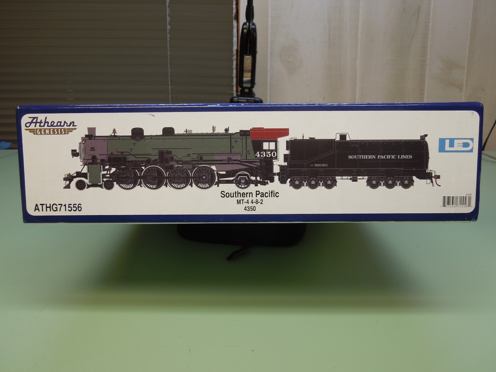 Atheran Genesis ATHG71556, Southern Pacific, MT-4, 4-8-2 #4350 HO