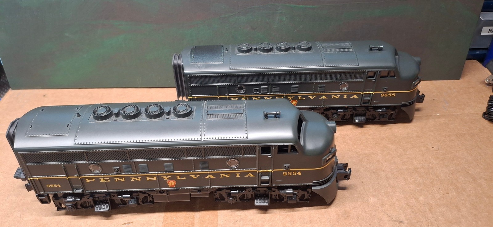 MTH RAIL KING PENNSYLVANIA F-3 AA DIESEL SET 3V PROTO SOUND 2 #30-2021-1