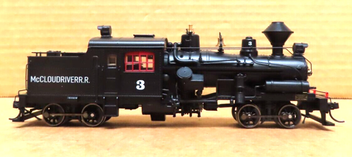 RIVAROSSI HR2946 HEISLER STEAM LOCOMOTIVE 2-TRUCK MODEL MCCLOUD RIVER RR HO