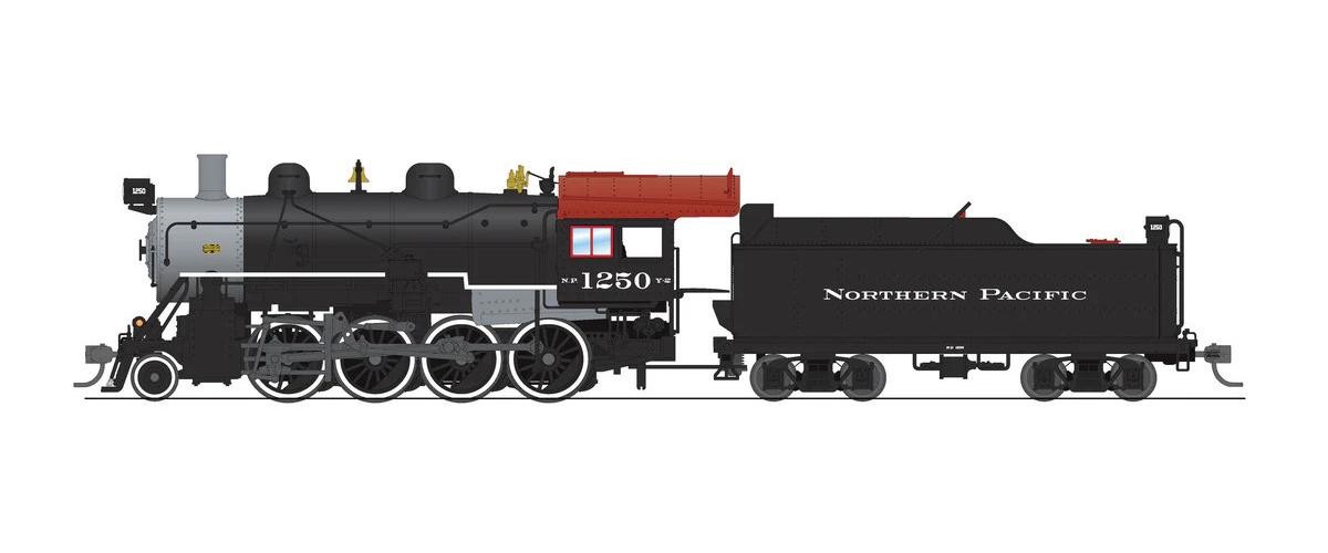 Broadway Limited ~ HO Scale ~ 2-8-0 Northern Pacific NP #1252 ~ DC ~ 8754