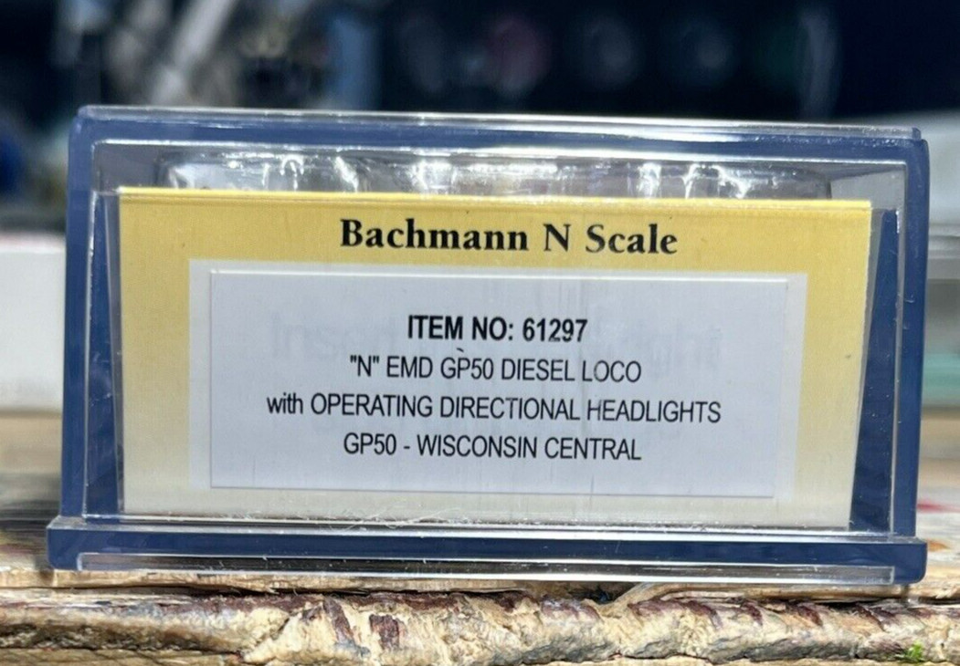 Wisconsin Central, N Scale EMD GP50 Diesel Locomotive, Road#3051, Bachmann 61297