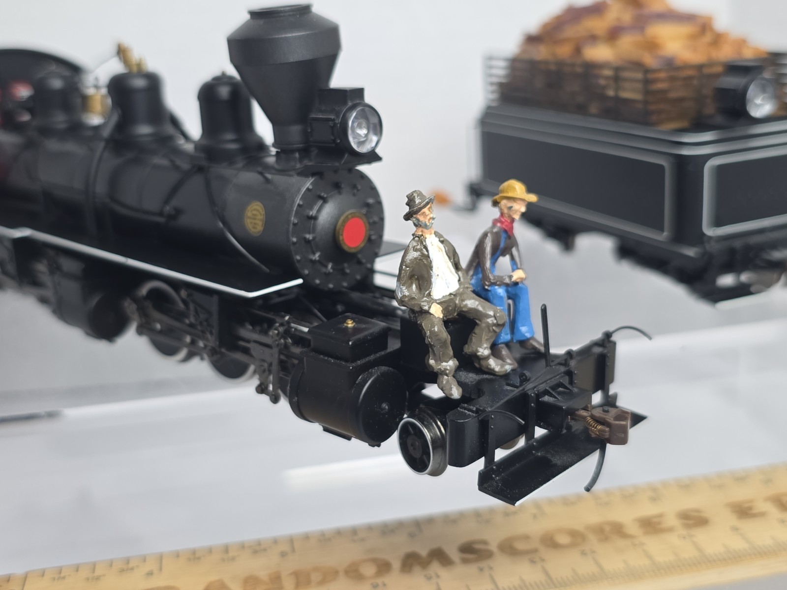 On30 Bachmann Spectrum 28798 DC/DCC 2-6-6-2 Articulated W/ Figures Runs Well