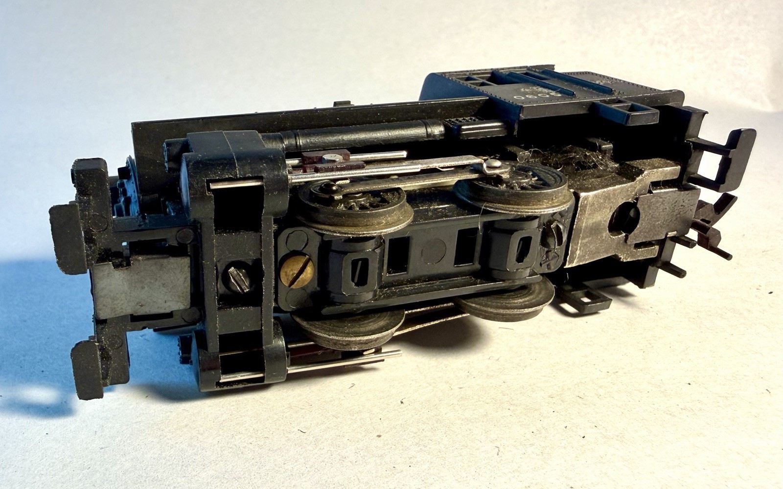 HO 1:87 0-4-0 Steam Locomotive 0605 Black Plastic Metal Untested #2