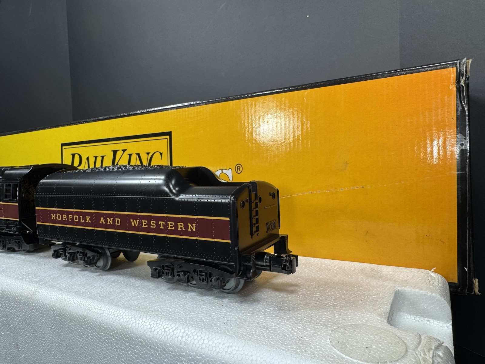 MTH RailKing 30-4184-1E Norfolk & Western J-class steam engine #612 PS2 BCR LNIB