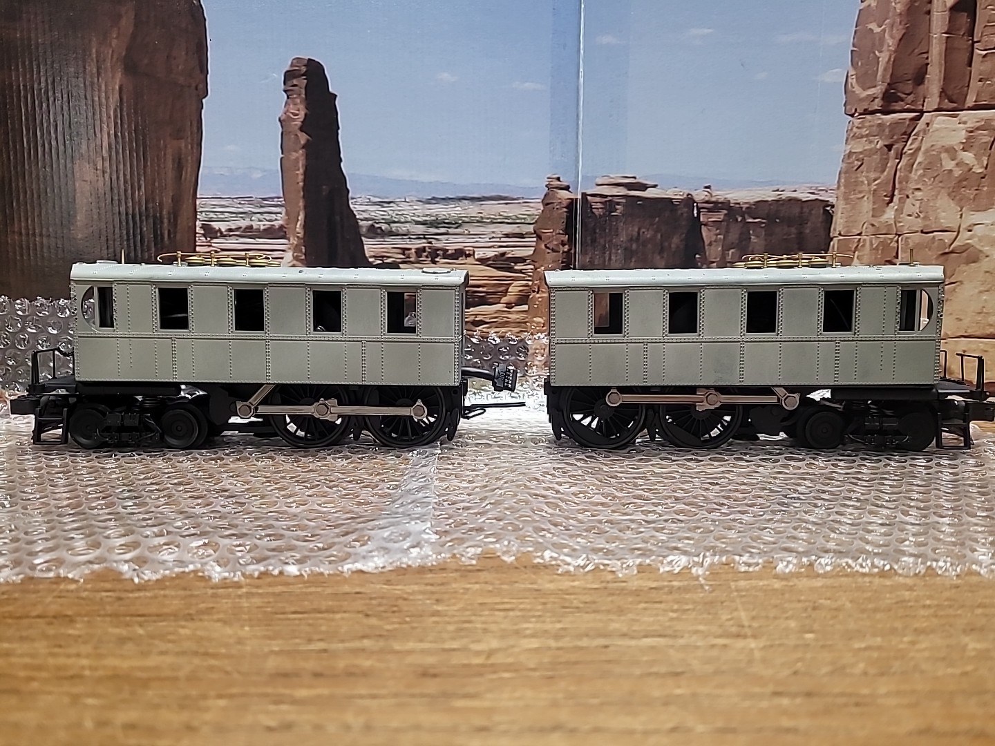 MTH O Gauge Undecorated Electric Boxcab’s Loco For Parts Or Project