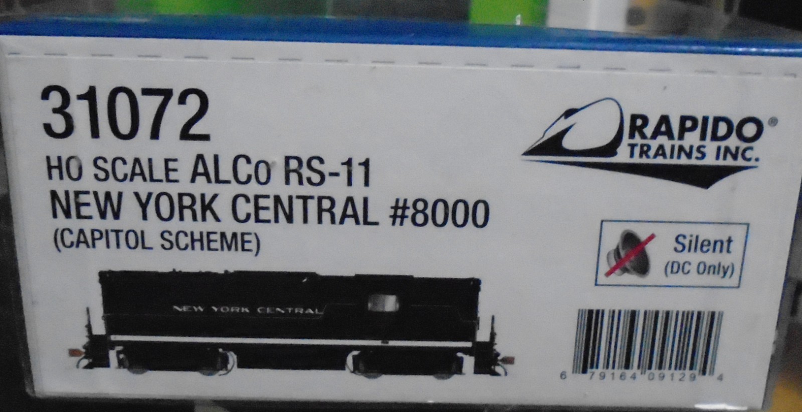 Rapido HO scale – New York Central Alco RS-11 # 8000 – DC – 31072