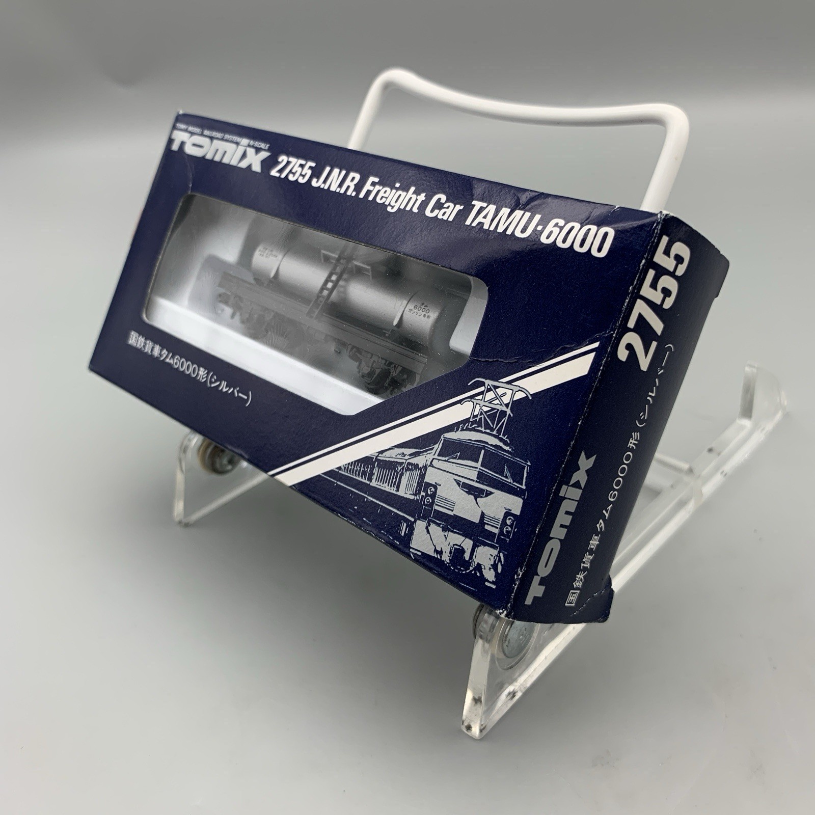 Vintage Tomix 2755 JNR Freight Car TAMU 6000 Silver N Gauge Japan RARE