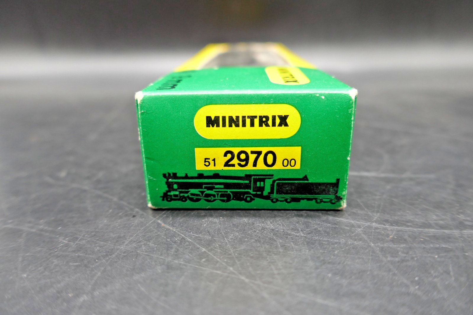 N Minitrix Santa Fe 2-10-0 Decapod Steam Locomotive – Tested & Working w/ Box