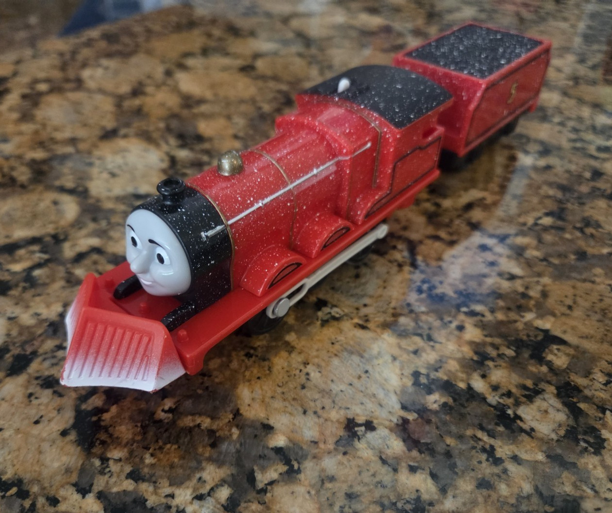 Vintage Trackmaster Thomas & Friends Snow Clearing Henry & James Motorized WORKS