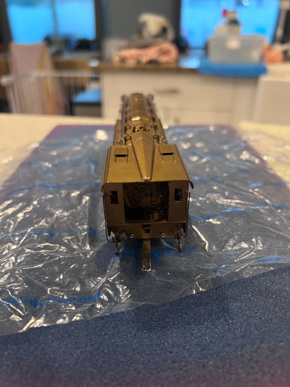 NJ Custom Models HO Scale UP 4-6-2 ’49er’ Steam Brass in Original Box