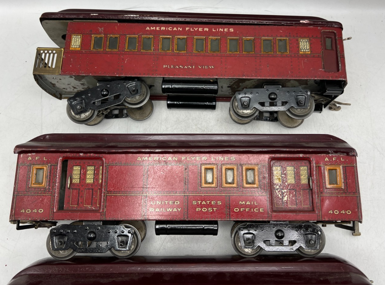 American Flyer Lines Standard 4019 Boxcab Electric Engine Passenger *Repainted*