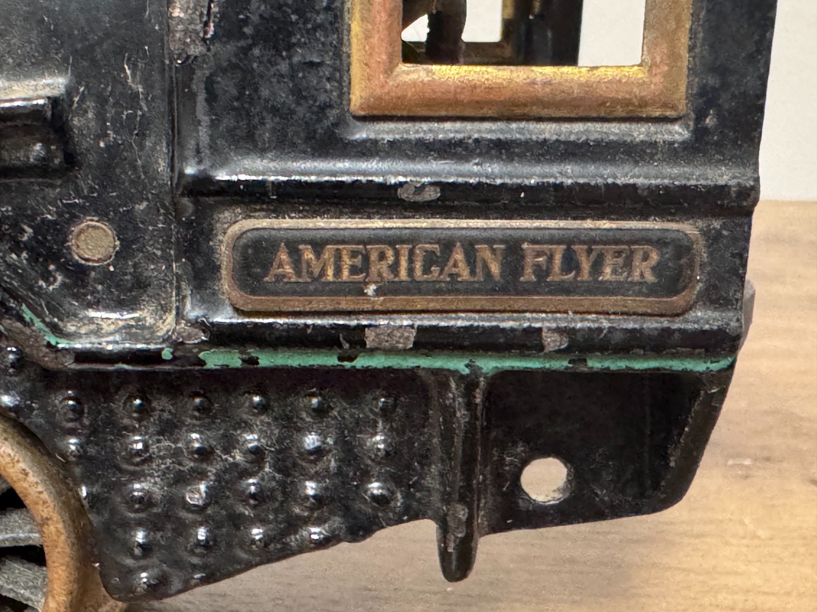 American Flyer Prewar O Gauge Cast Iron Locomotive Engine Needs Repair