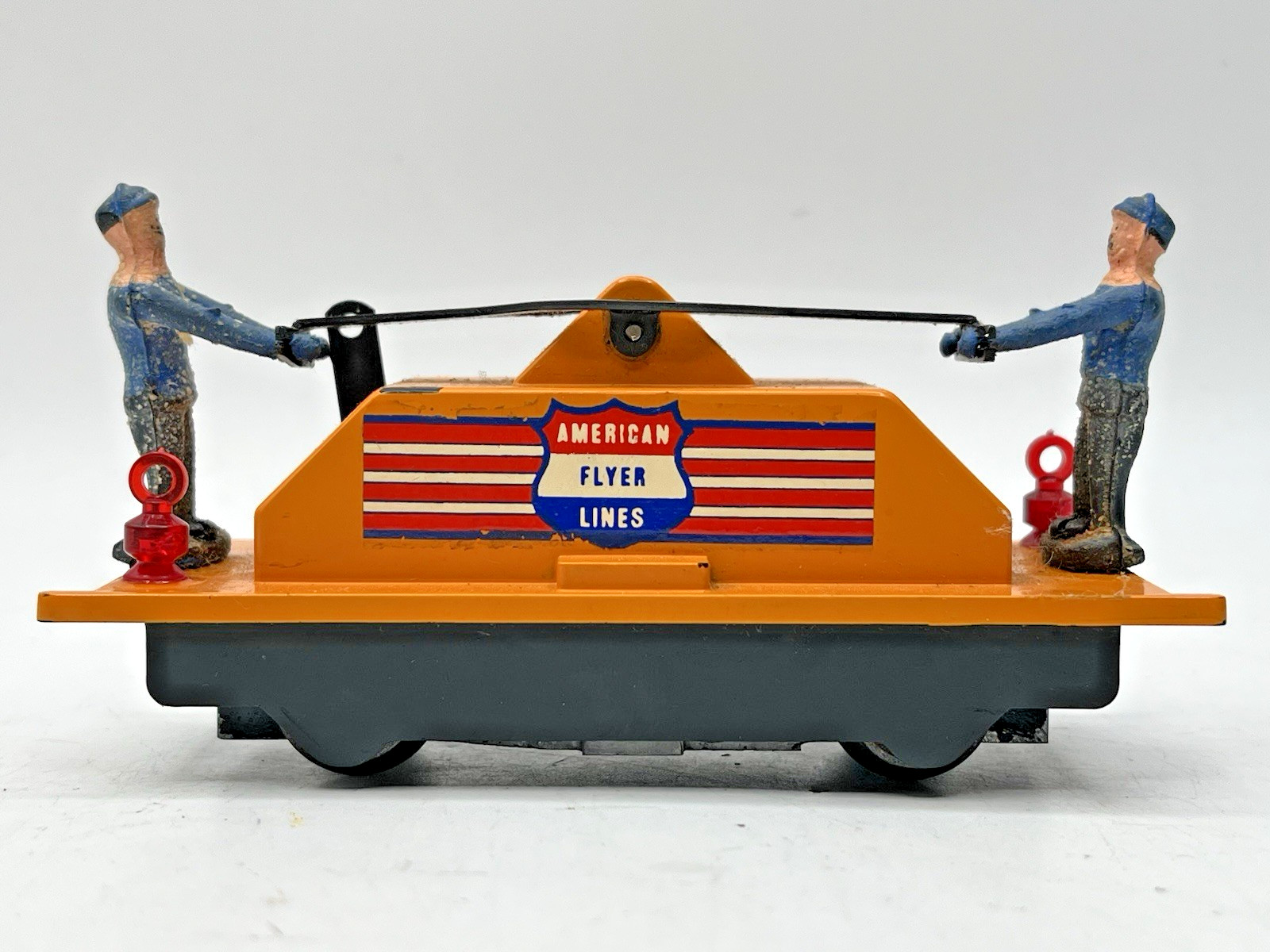 Gilbert American Flyer S Gauge 740 Handcar – Runs & Nice Shell But Doesn’t Pump