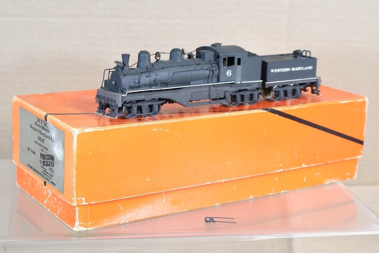 KTM PRECISION SCALE WESTERN MARYLAND 4-4-4 THREE TRUCK SHAY LOCOMOTIVE 6 on
