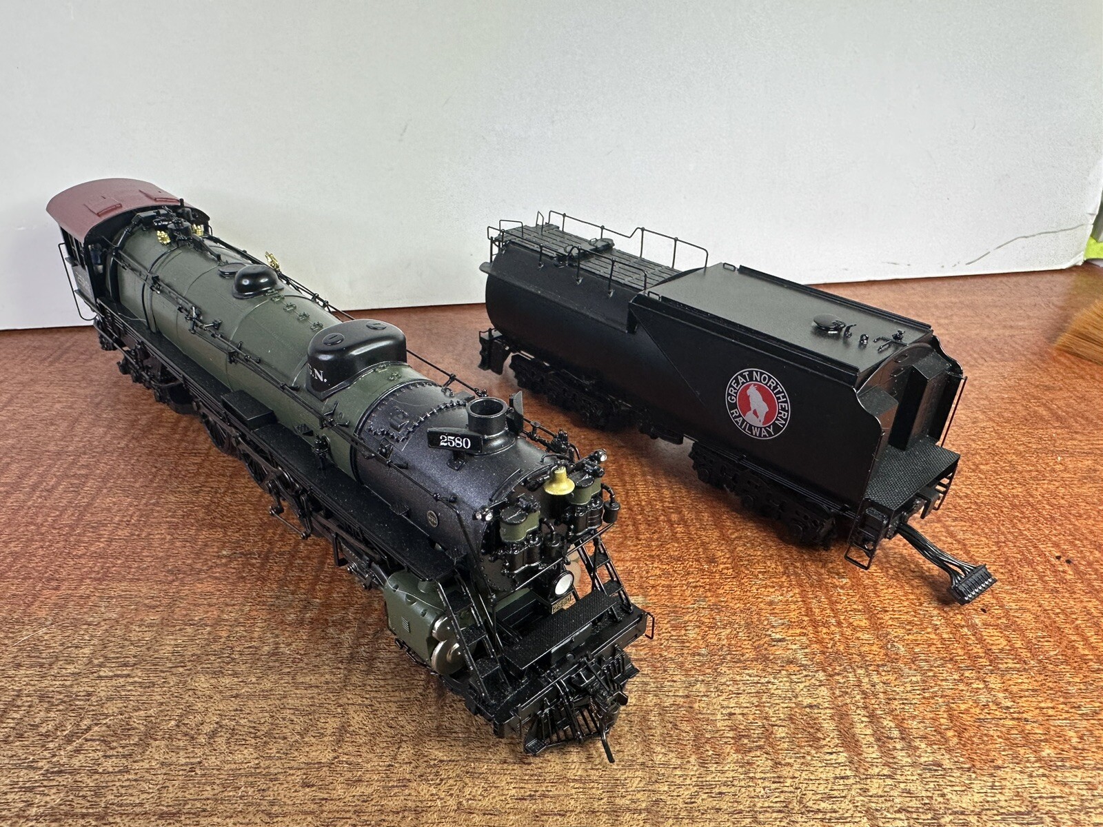 HO Scale 2871 Broadway Limited Brass Hybrid Great Northern S2 4-8-4 #2580 GN