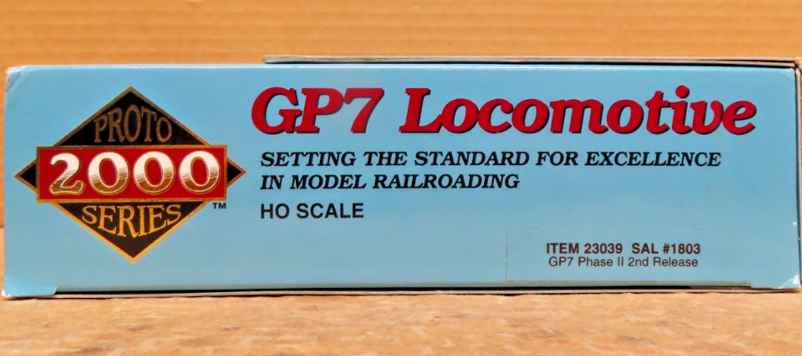 Proto 2000 HO Scale POWERED Seaboard Air Lines 1803 GP7 Locomotive #23039