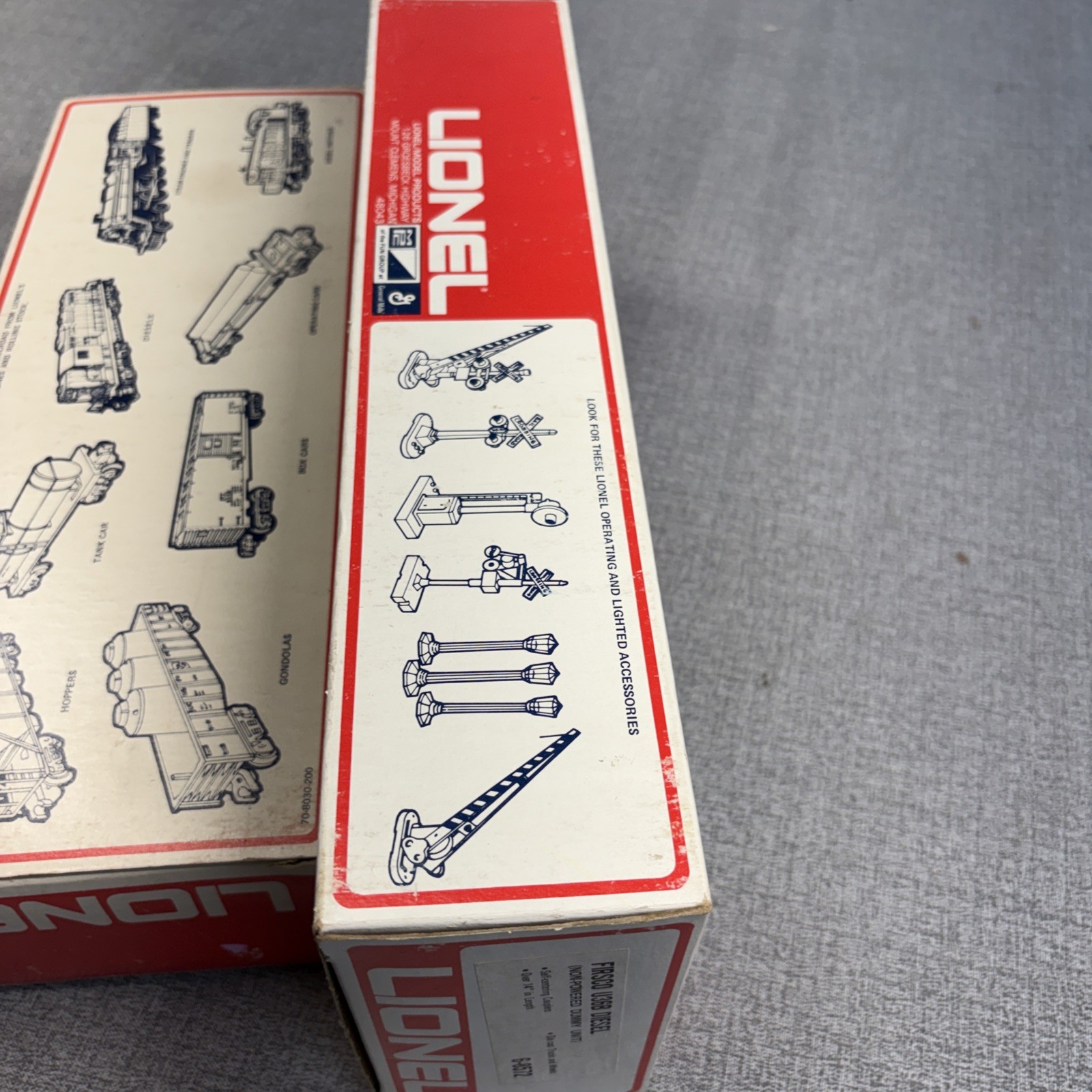 Lionel Trains Frisco U36B Diesel Engine Pair Item #6-8571 Powered & 6-8572 Dummy