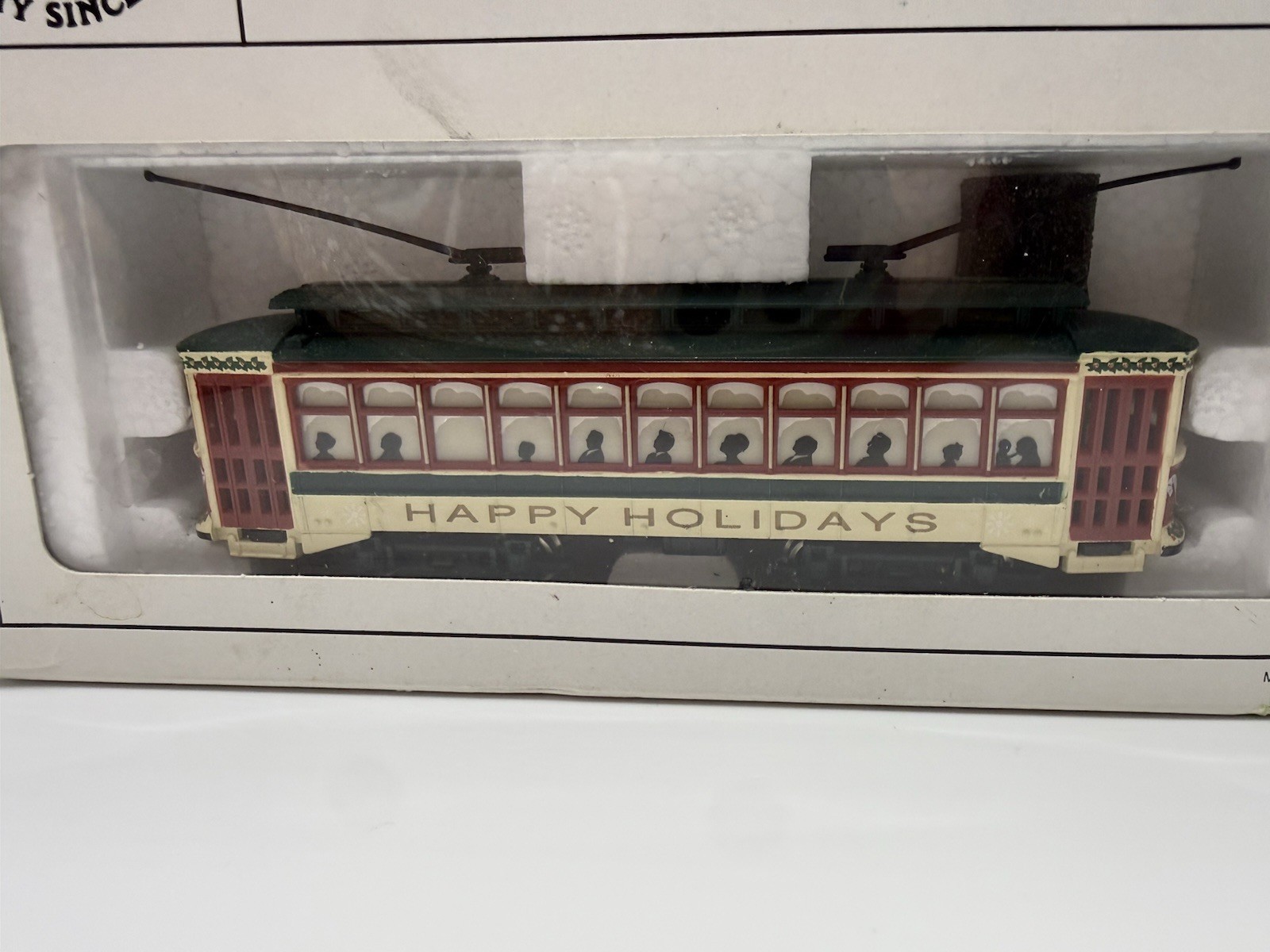 Bachmann HO Scale Brill Trolley Christmas #61040 Motorized Lights NIB Holiday🚂