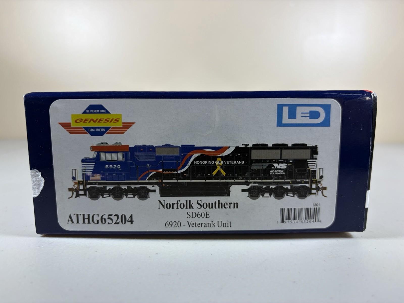 HO Athearn Genesis DCC Ready Norfolk Southern Veterans SD60E #6920 New