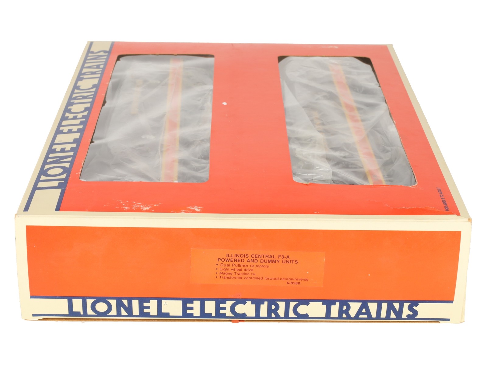 Lionel 6-8580 O Gauge Illinois Central F3 AA Diesel Locomotive Set EX/Box