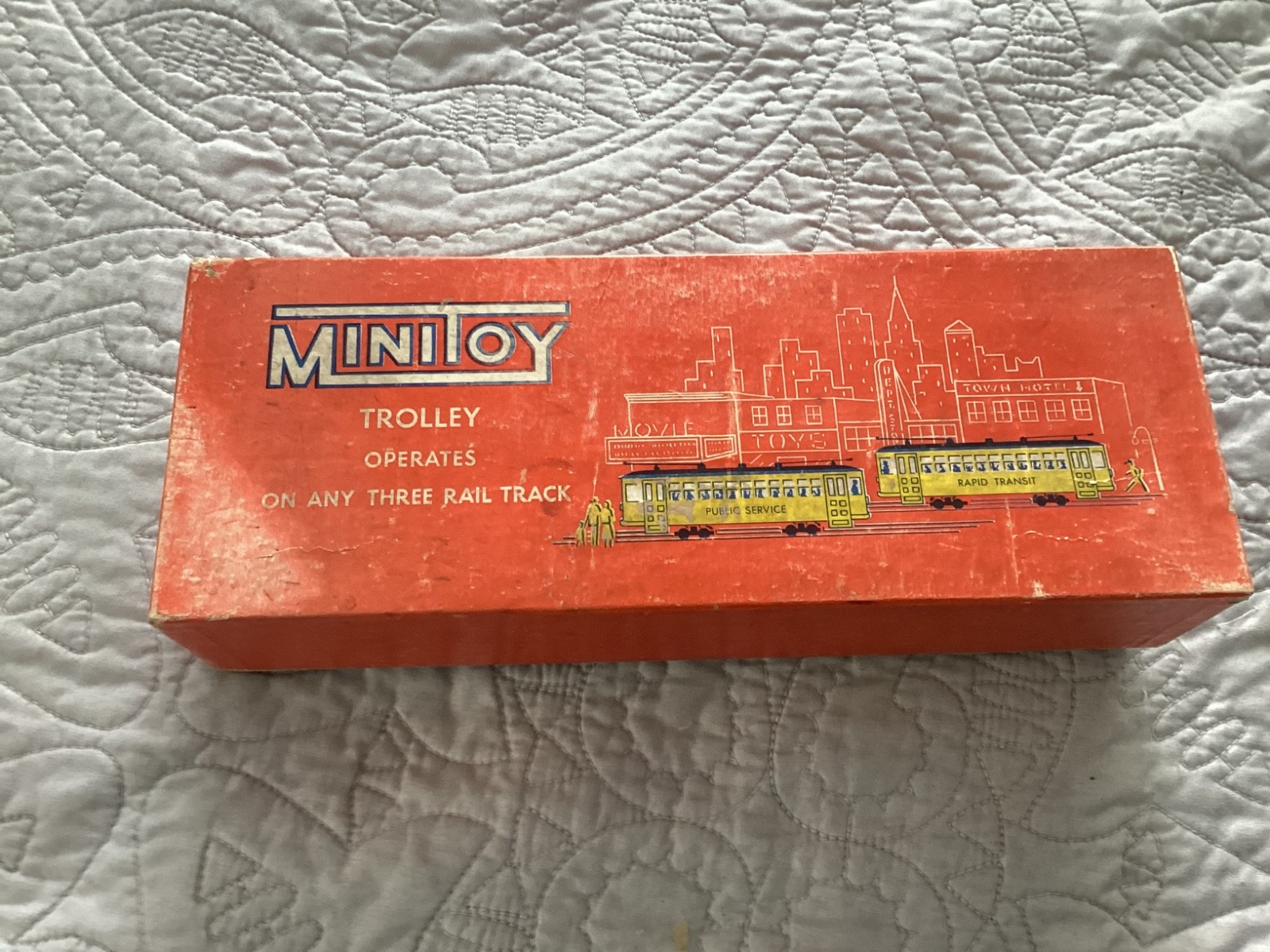 Nice Minitoy Public Service Trolley in Original Box from the 1950s