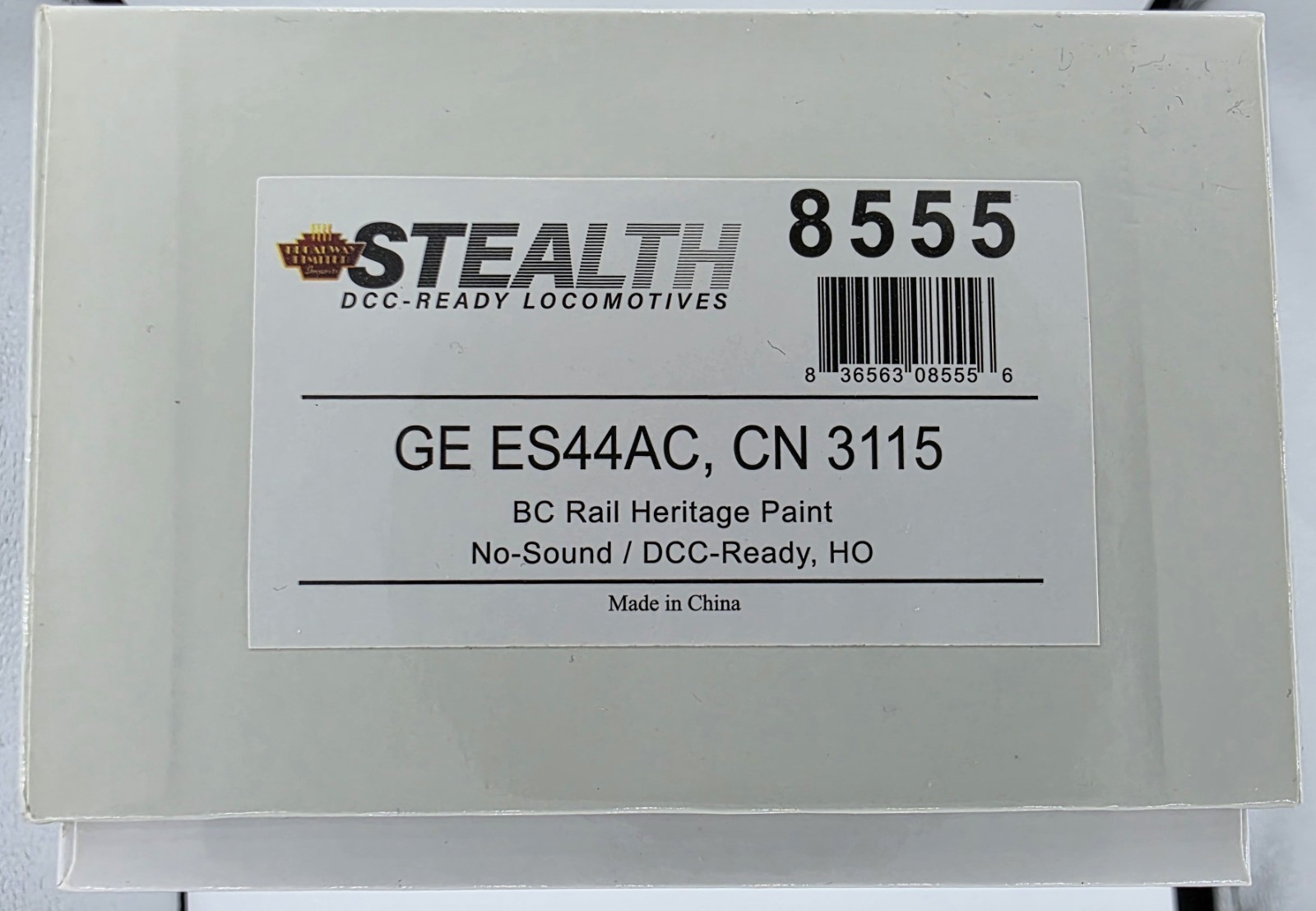 Broadway Ltd Stealth HO ES44AC Canadian National 3115 BC Rail Heritage DCC Ready