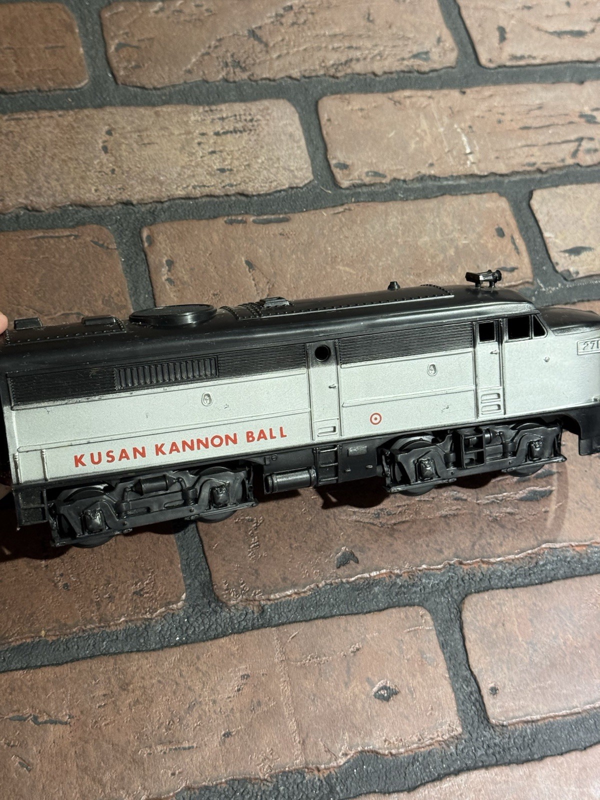 RARE Kusan KMT Kannon Ball Alco Diesel Locomotive Dummy Unit Needs Coupler