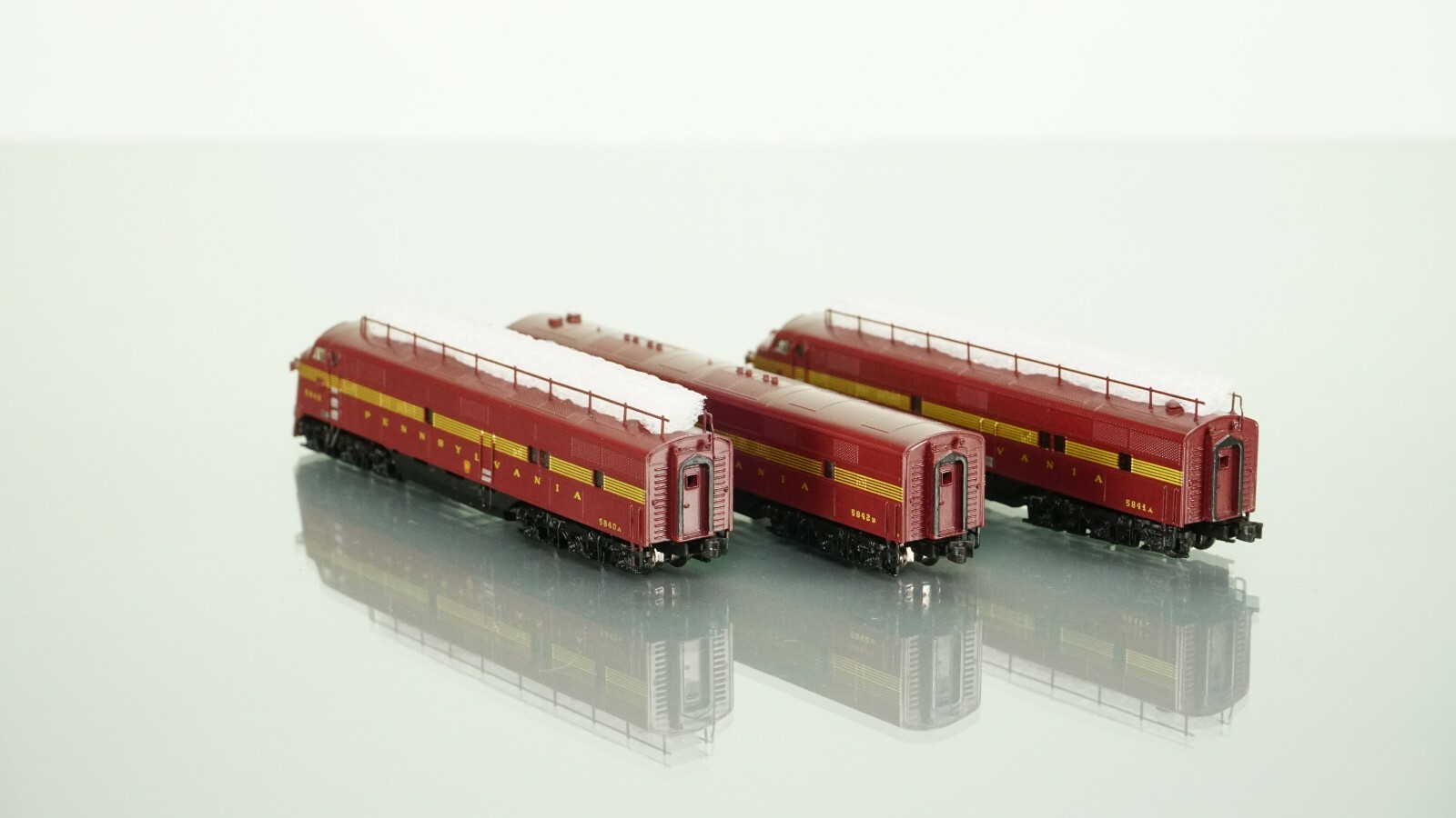 AZL AJIN Precision Brass E7A-E7B-E7A set Pennsylvania PRR Z scale