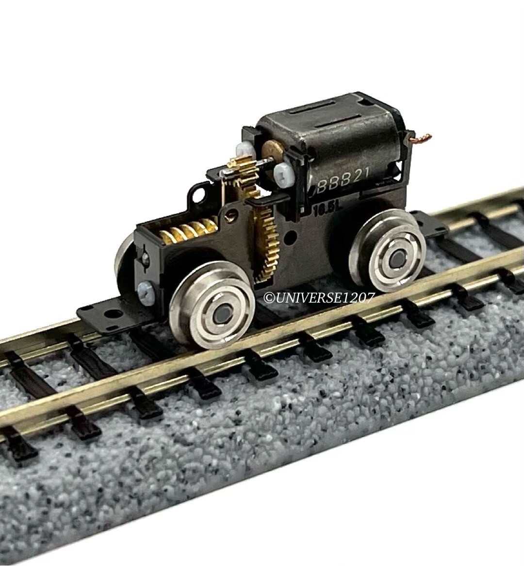 N/HOn30/HOe/009 Aru-Model NZ16.5S Power Drive Chassis 16.5mm/5.6mm OO9 Gauge