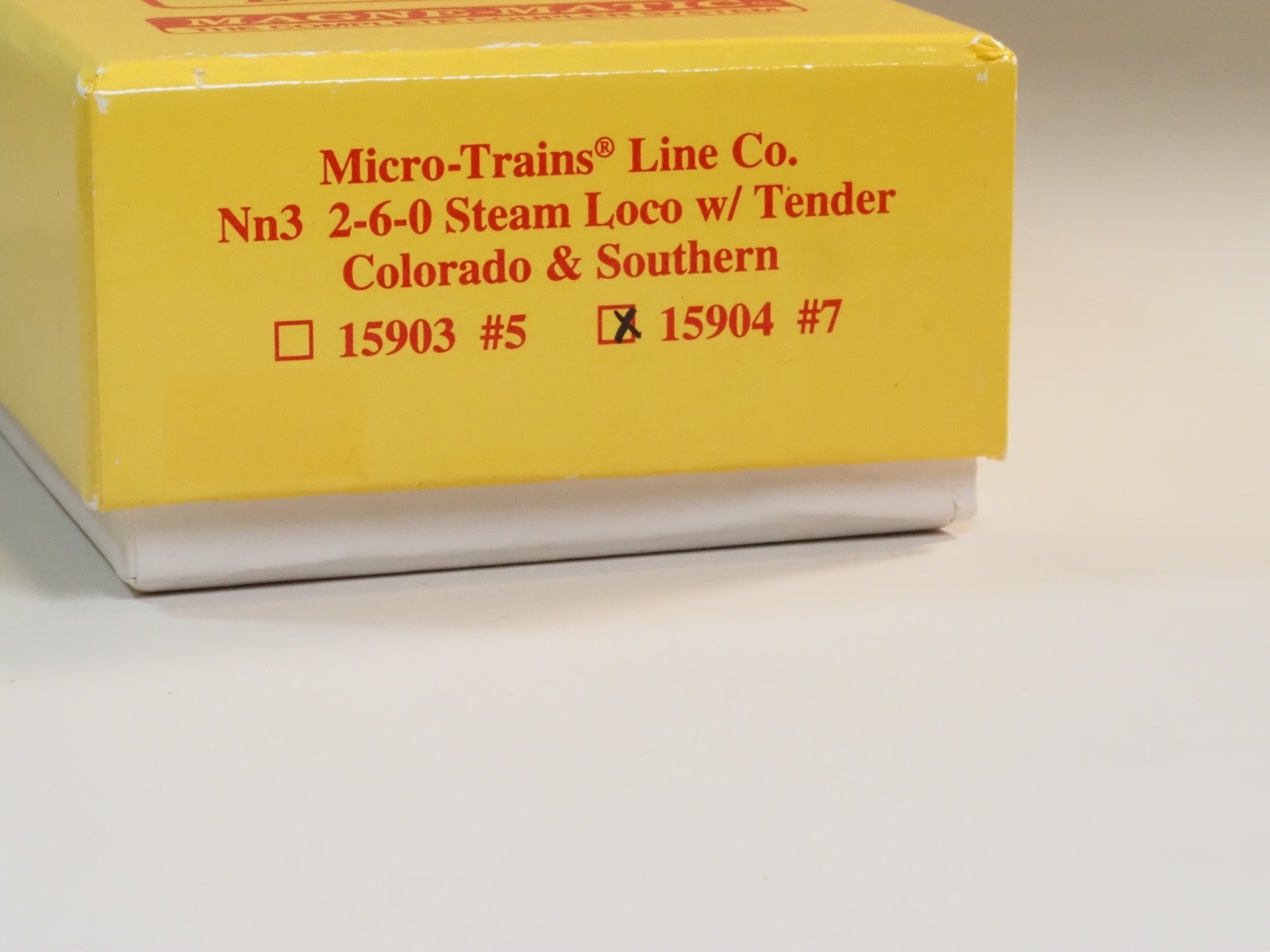 MTL Brass Steam locomotive 2-6-0 Colorado & Southern Scale N- Nn3 Z-track RD#7
