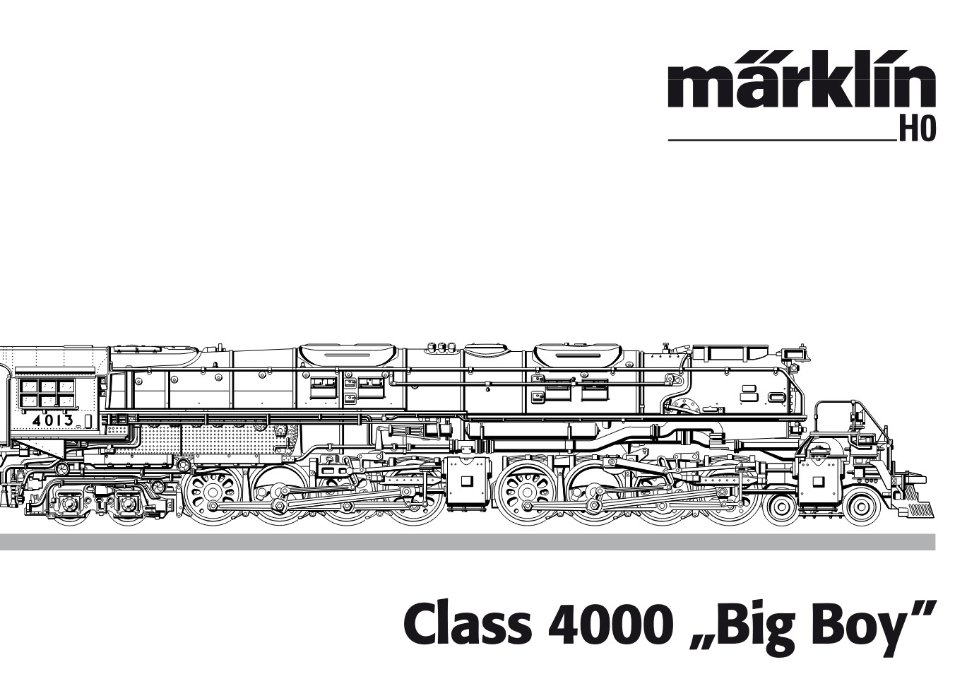 New Opened Marklin HO Scale 37990 Class 4000 Steam Locomotive Big Boy UP
