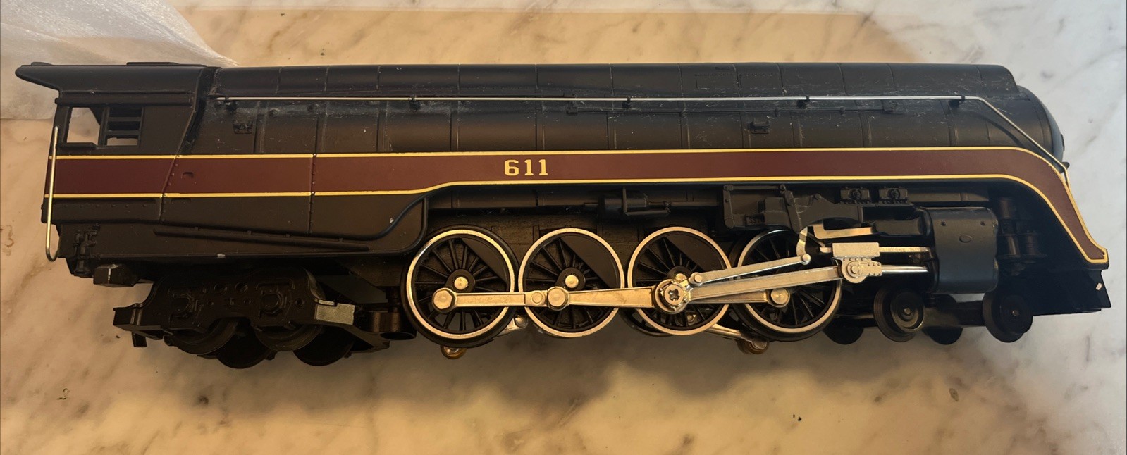 MTH RailKing O Scale Norfolk And Western Class J Die Cast Mt 1105 No. 611